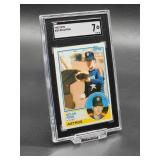 1983 Topps Nolan Ryan Baseball Card #360 SGC 7