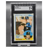 1983 Topps Nolan Ryan Baseball Card #360 SGC 7