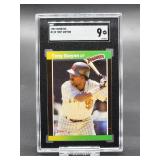 1989 Donruss Tony Gwynn Baseball Card #128 SGC 9