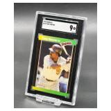 1989 Donruss Tony Gwynn Baseball Card #128 SGC 9