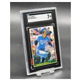 1985 Donruss George Brett Baseball Card #53 SGC 7