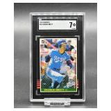 1985 Donruss George Brett Baseball Card #53 SGC 7