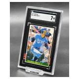 1985 Donruss George Brett Baseball Card #53 SGC 7