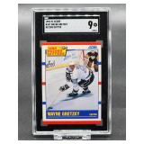 1990-91 Score Wayne Gretzky Hockey Card #347 SGC 9