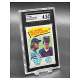 1977 Topps George Brett / Ken Brett Brothers Baseball Card #631 SGC 4.5