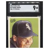 1996 Fleer Ultra Frank Thomas Baseball Card #10 SGC 9