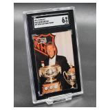 1991-92 Pro Set Wayne Gretzky Hockey Card #324 SGC 6