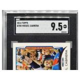 2014 Topps Miguel Cabrera Baseball Card #250 SGC 9.5