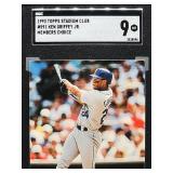 1993 Stadium Club Ken Griffey Jr. Baseball Card #591 SGC 9