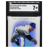 2005 Topps Pristine Legends Nolan Ryan Baseball Card #36 SGC 7