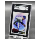 2005 Topps Pristine Legends Nolan Ryan Baseball Card #36 SGC 7