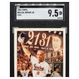 1996 Topps Cal Ripken Jr. Baseball Card #96 SGC 9.5