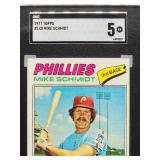 1977 Topps Mike Schmidt Baseball Card #140 SGC 5