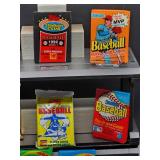 (12) Assorted Year Packs of New Old Stock Baseball Cards