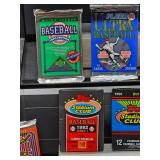 (12) Assorted Year Packs of New Old Stock Baseball Cards