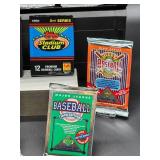 (12) Assorted Year Packs of New Old Stock Baseball Cards