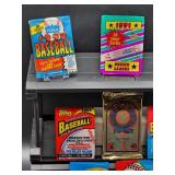 (12) Assorted Year Packs of New Old Stock Baseball Cards