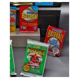 (12) Assorted Year Packs of New Old Stock Baseball Cards