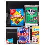 (12) Assorted Year Packs of New Old Stock Baseball Cards