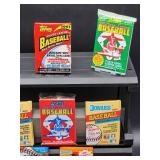 (12) Assorted Year Packs of New Old Stock Baseball Cards