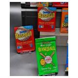 (12) Assorted Year Packs of New Old Stock Baseball Cards