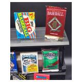 (12) Assorted Year Packs of New Old Stock Baseball Cards