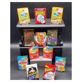 (12) Assorted Year Packs of New Old Stock Baseball Cards