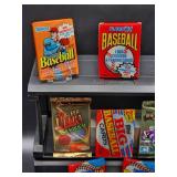 (12) Assorted Year Packs of New Old Stock Baseball Cards