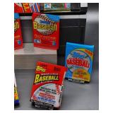 (12) Assorted Year Packs of New Old Stock Baseball Cards