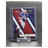 NFL GOAT New England Patriots HOF Great Tom Brady Bobblehead with (3) Assorted Football Cards