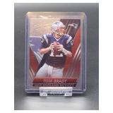NFL GOAT New England Patriots HOF Great Tom Brady Bobblehead with (3) Assorted Football Cards