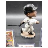 Chicago White Sox's HOF Great Frank Thomas Bobblehead with (3) Assorted Baseball Cards