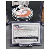 New York Yankees Power Hitter Aaron Judge Bobblehead with (3) Assorted Baseball Cards