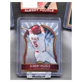 St. Louis Cardinal's HOF Great Albert Pujols Bobblehead with (3) Assorted Baseball Cards