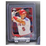 St. Louis Cardinal's HOF Great Albert Pujols Bobblehead with (3) Assorted Baseball Cards