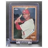 St. Louis Cardinal's HOF Great Albert Pujols Bobblehead with (3) Assorted Baseball Cards