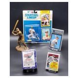 (5) Assorted Baseball Cards and Memorabilia