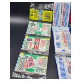 (3) Assorted Value Packs of New Old Stock Baseball Cards