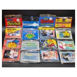 (4) Assorted Value Packs of New Old Stock Baseball Cards