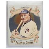 Framed Black & White Photos of Honus Wagner with (5) Baseball Cards