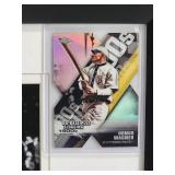 Framed Black & White Photos of Honus Wagner with (5) Baseball Cards