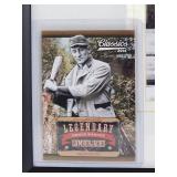 Framed Black & White Photos of Honus Wagner with (5) Baseball Cards
