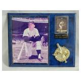 New York Yankees HOF Great 'Mickey Mantle' Plaque