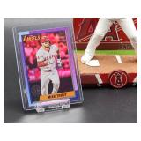 Mike Trout Bobblehead with (2) Assorted Baseball Cards