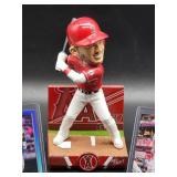 Mike Trout Bobblehead with (2) Assorted Baseball Cards