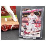 Mike Trout Bobblehead with (2) Assorted Baseball Cards