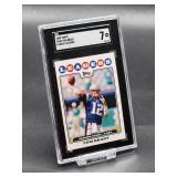 2008 Topps Tom Brady Football Card #286 SGC 7