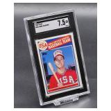 1985 Topps Mark McGuire Rookie Baseball Card #401 SGC 7.5