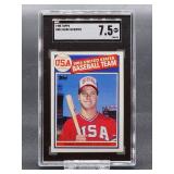1985 Topps Mark McGuire Rookie Baseball Card #401 SGC 7.5