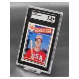 1985 Topps Mark McGuire Rookie Baseball Card #401 SGC 7.5